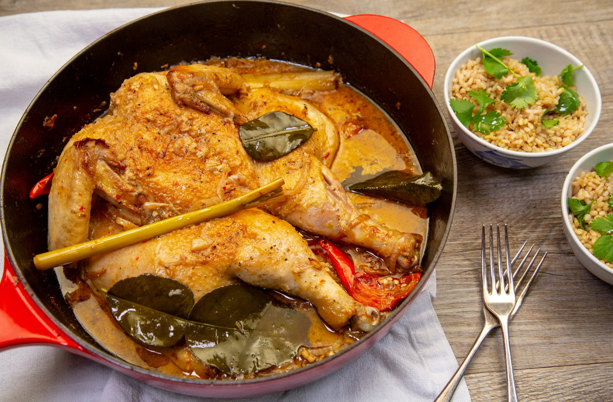 Coconut Lemongrass Roast Chicken Recipe | Airborne Honey