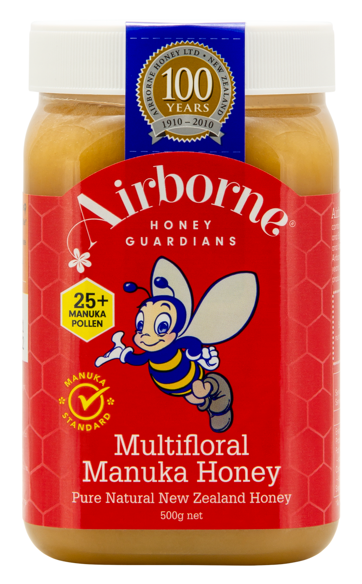 Airborne マヌカハニー MGO 100+ 500g (4 packs)