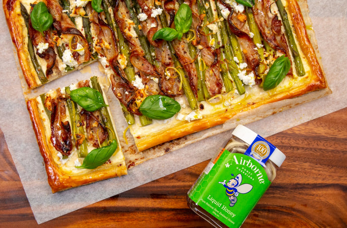 Summer Streaky Bacon & Asparagus Tart Recipe