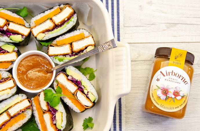 Tofu Sushi Sandwich with Tahini Sauce Recipe